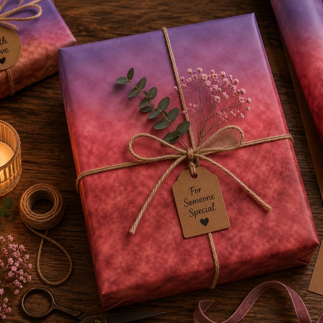 Purpurhauch bei Dämmerung Geschenkpapier Set (Von Creator hochgeladen)