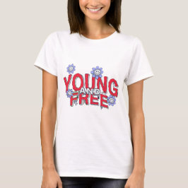 purpuristische Typografie T-Shirt