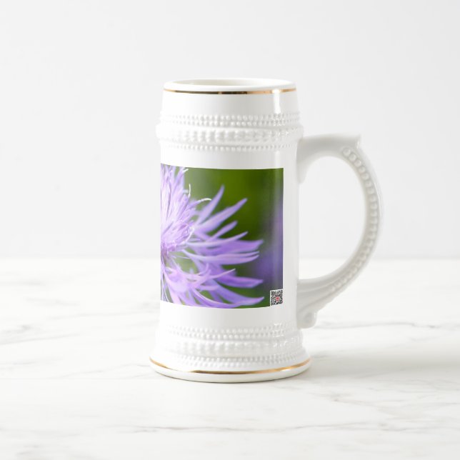 Purpurkornblume Bierglas (Rechts)