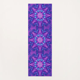 Purpurmondblume Yogamatte
