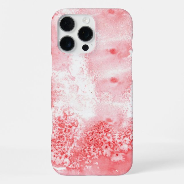 Purpurrote Echos iPhone Hülle (Rückseite)