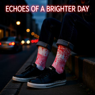 Purpurrote Echos Socken