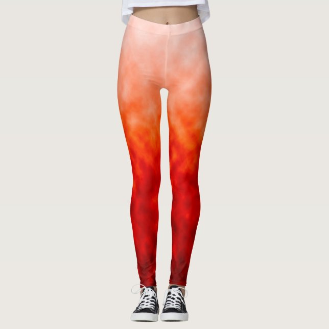Purpurroter Hattenfall Leggings (Vorderseite)