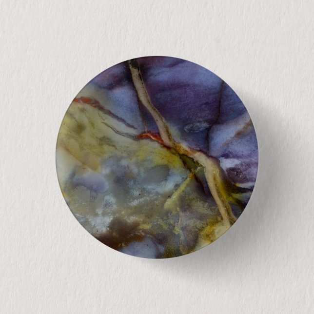 Purpurroter Jaspis Button (Vorderseite)