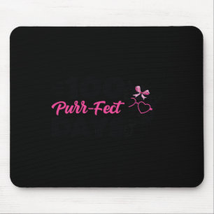 Purr-fect Days Niedlich Cat Student Schulspass Kit Mousepad