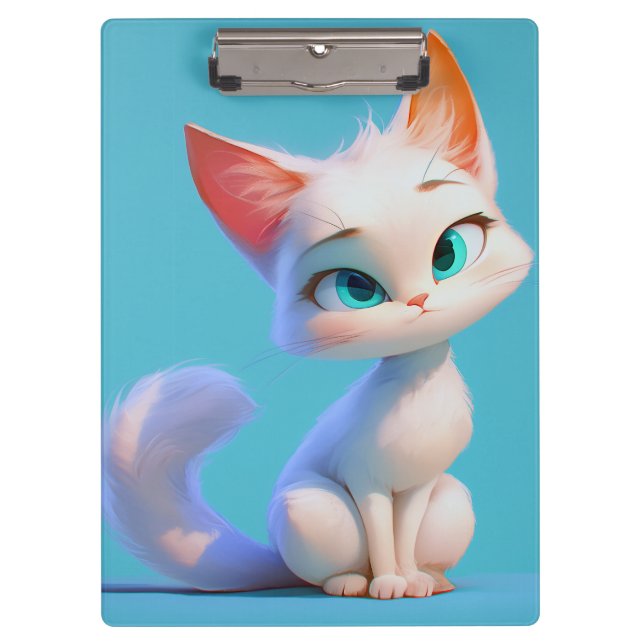 Purr-fect-Elegance Klemmbrett (Vorderseite)