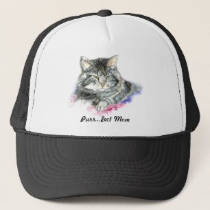 Purr-fect-Mama für den Cat Lover Truckerkappe