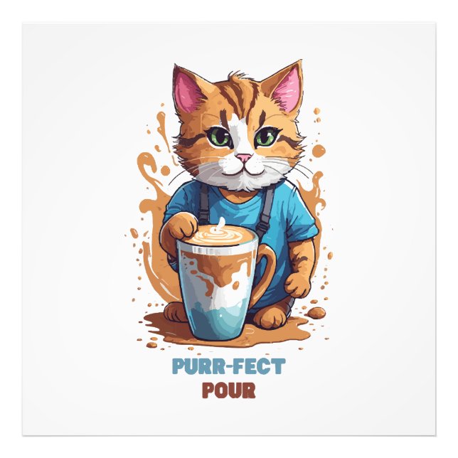Purr-fect Pour Fotodruck (Vorne)