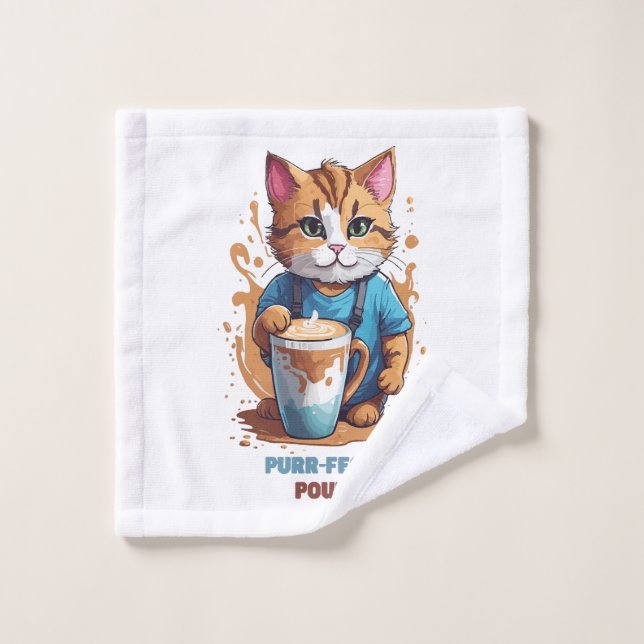 Purr-fect Pour Waschlappen (Waschlappen)
