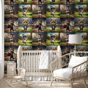 "Purr-fect-Striker: Die 3D-Fußball-Katze" Tapete