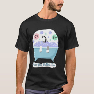 Purr-fekte Blasen-Zeit-Katze T-Shirt