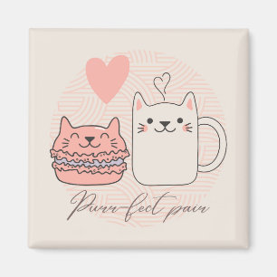 Purr-fektes Paar Magnet