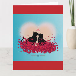 Purr Liebe - Kiss Gift Bag Karte