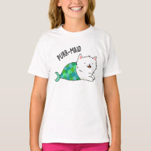 Purr maid Funny Kitty Cat Mermaid Pun
