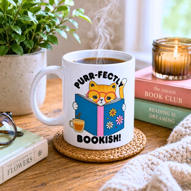 Purr-perfekt gepflegte Katze Kaffeetasse (Von Creator hochgeladen)