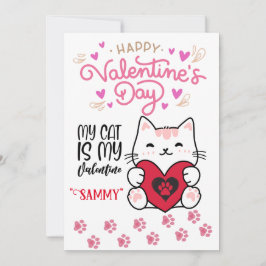Purr-perfekt: Kitten Liebe am Valentinstag Feiertagskarte