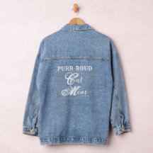 PURR-ROUD Cat Mama - Denim Jacket
