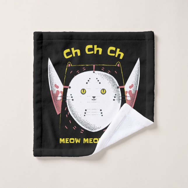 Purr schrecken Kitty Waschlappen (Waschlappen)