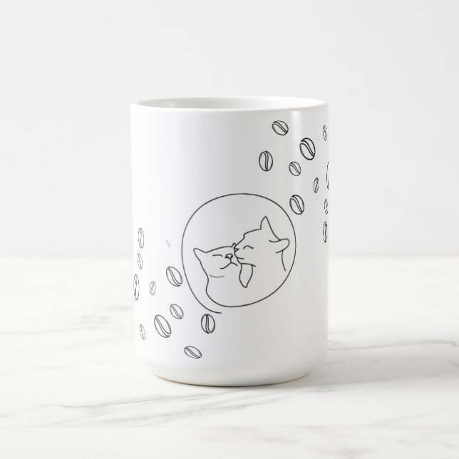 Purr & Sip Mug Kaffeetasse (Mittel)