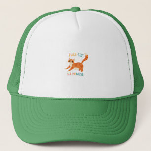 Purr-sue Happiness" Cap Truckerkappe