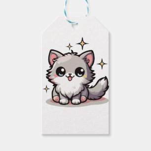 Purr-süß-katzenartige Designs Geschenkanhänger