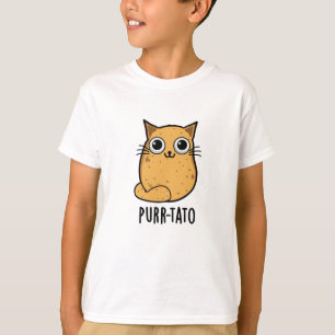 Purr tato Funny Cat Potato Pun T-Shirt