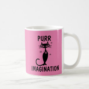 PURR-VORSTELLUNG RETRO-KATZEN-KAFFEETASSEN KAFFEETASSE