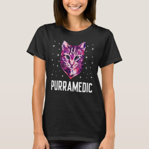 Purramedic Cat Paramedic Kitten EMT Cat Mama 4 T-Shirt