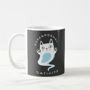 PURRANORMAL CATIVITY HALLOWEEN CAT LOVER SPOOKY KAFFEETASSE