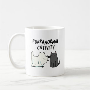 Purranormale Kreativität Funny Halloween Cat Puff Kaffeetasse