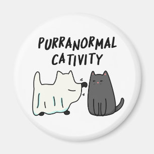 Purranormale Kreativität Funny Halloween Cat Puff Magnet