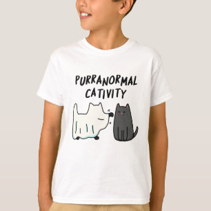 Purranormale Kreativität Funny Halloween Cat Puff T-Shirt