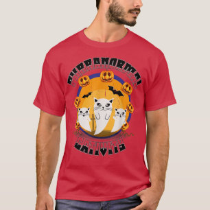 Purranormale Kreativität Gespenst Spooky Katze Kos T-Shirt