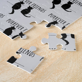 Purrever Friends Cute Cat Best Friends Puzzle