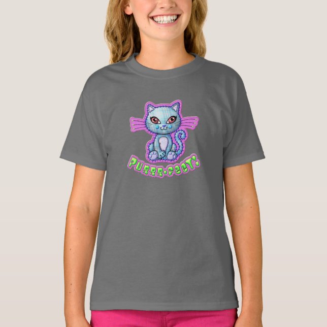 Purrfect Girls T - Shirt (Vorderseite)