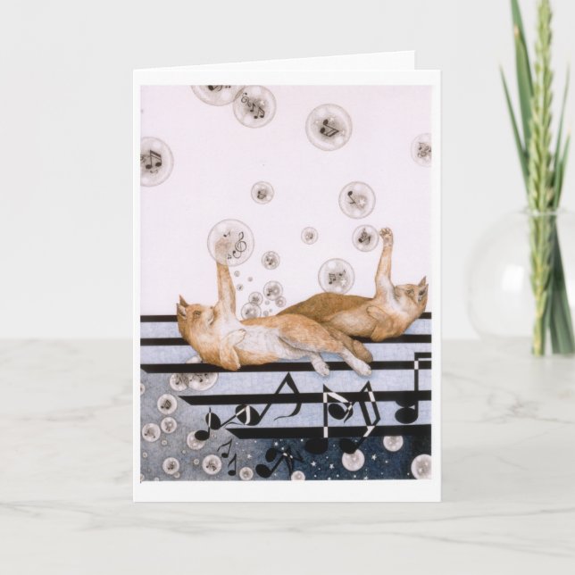 Purrfect Harmonie Karte (Vorderseite)