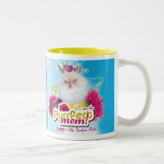 Purrfect Mama-Tasse Zweifarbige Tasse