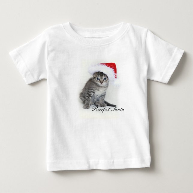Purrfect Santa T - Shirt (Vorderseite)