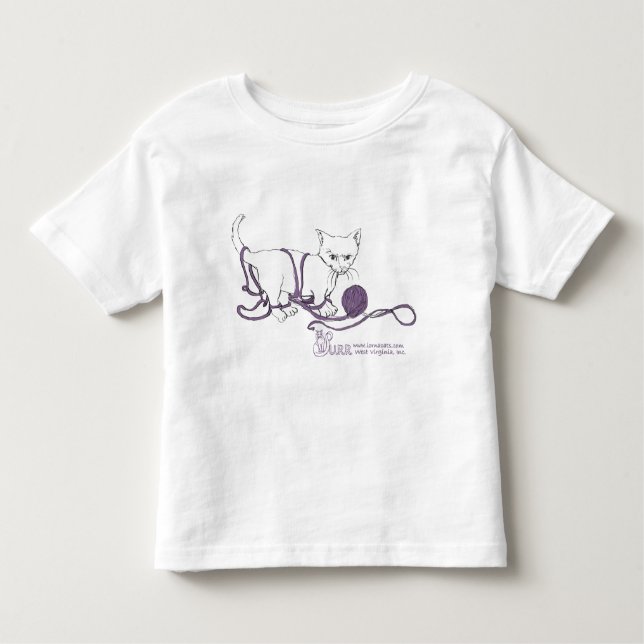PURRfect Spiel-Shirt! Kleinkind-T-Shirt Kleinkind T-shirt (Vorderseite)