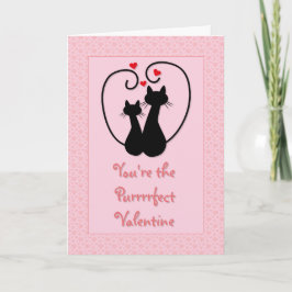 Purrfect Valentine Feiertagskarte