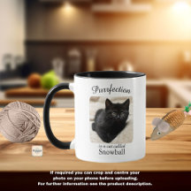 Purrfection Ist ein personalisierter Katzen-Mug