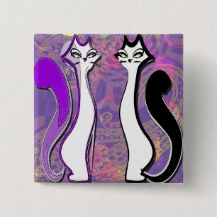 Purrfectly cooler Knopf Button