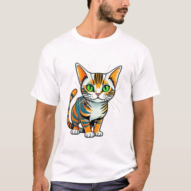 Purrfectly Mischievous T-Shirt (Vorderseite)