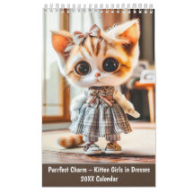 Purrfekter Charme – Kätzchen-Mädchen in Kleidern