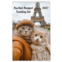 Purrfekter Reisepass – 2027 Reisekalender für Katz