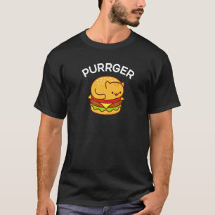 PURRGER Katzenwitz Hamburger Burger T-Shirt