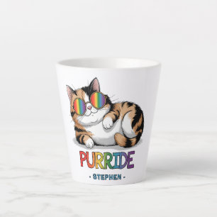 Purride - Cooler Katzenstolz LGBTQ Milchtasse