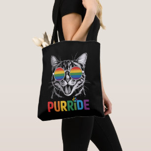 Purride Katze Schwul Lesbisch Regenbogen LGBTQ Ver