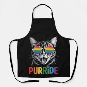 Purride Katze Schwul Lesbisch Regenbogen LGBTQ Ver Schürze