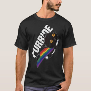 Purride Niedlich Cat Pride Month Lgbtq Gay Rainbow T-Shirt